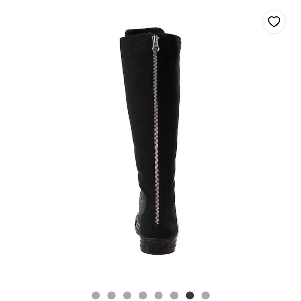 Converse Black Monochrome Knee-High Sneakers_8